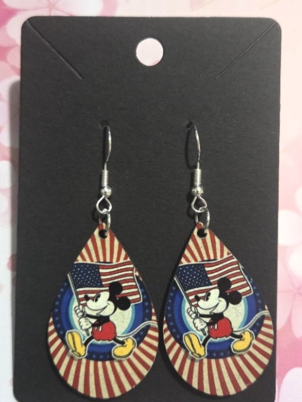 Mickey Mouse Earrings: 4th of July